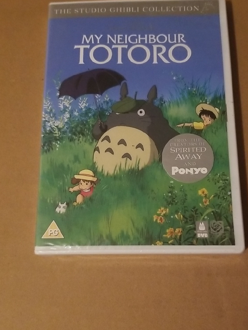 My Neighbour Totoro DVD - Studio Ghibli Cover, Blue & Green